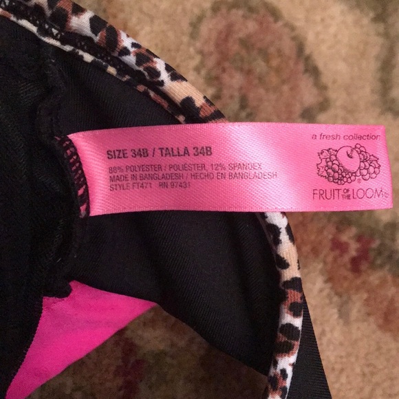 Fruit of the loom strappy underwire Sports Bra - Picture 3 of 3